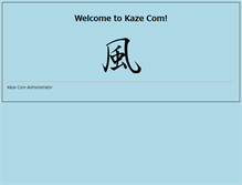 Tablet Screenshot of kaze.com